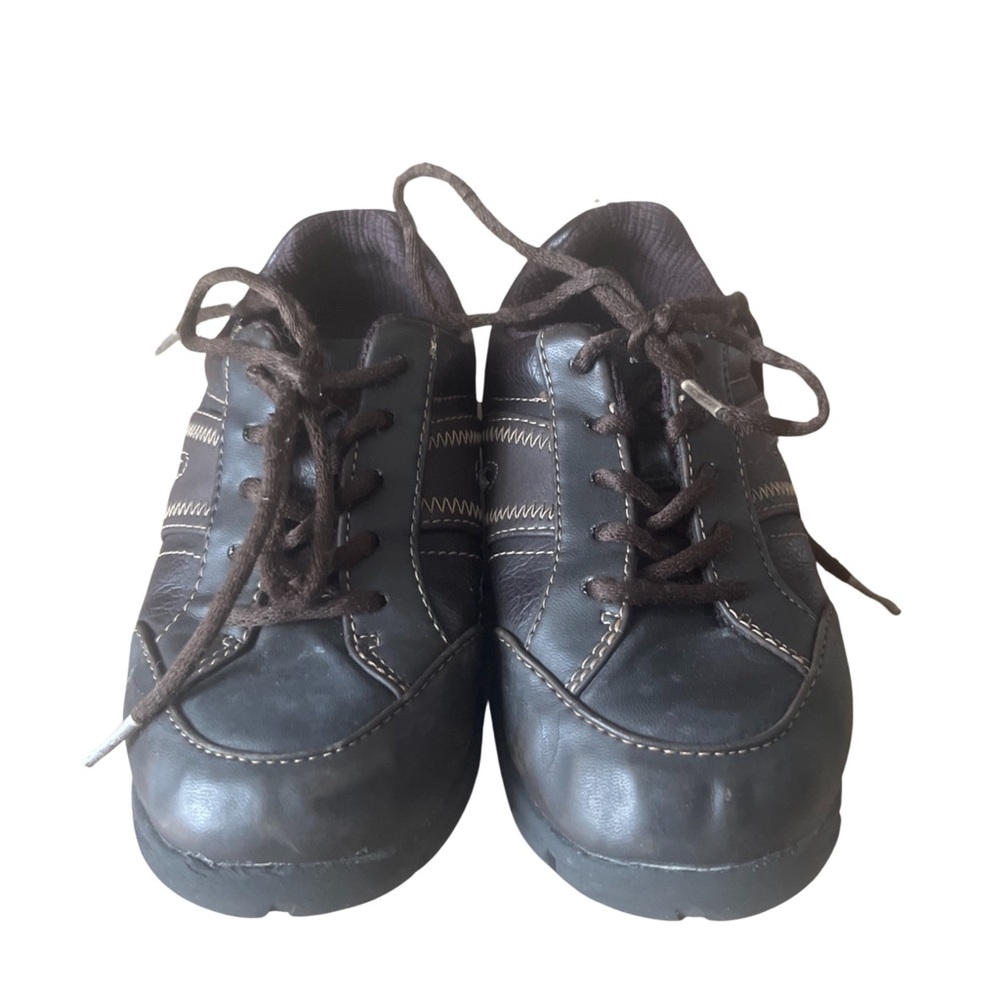 Smartfit boys dress shoes brown 9.5Wide